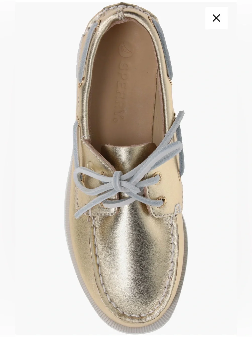 ✨NEW Sperry Metallic Gold Kids Boat Shoes✨